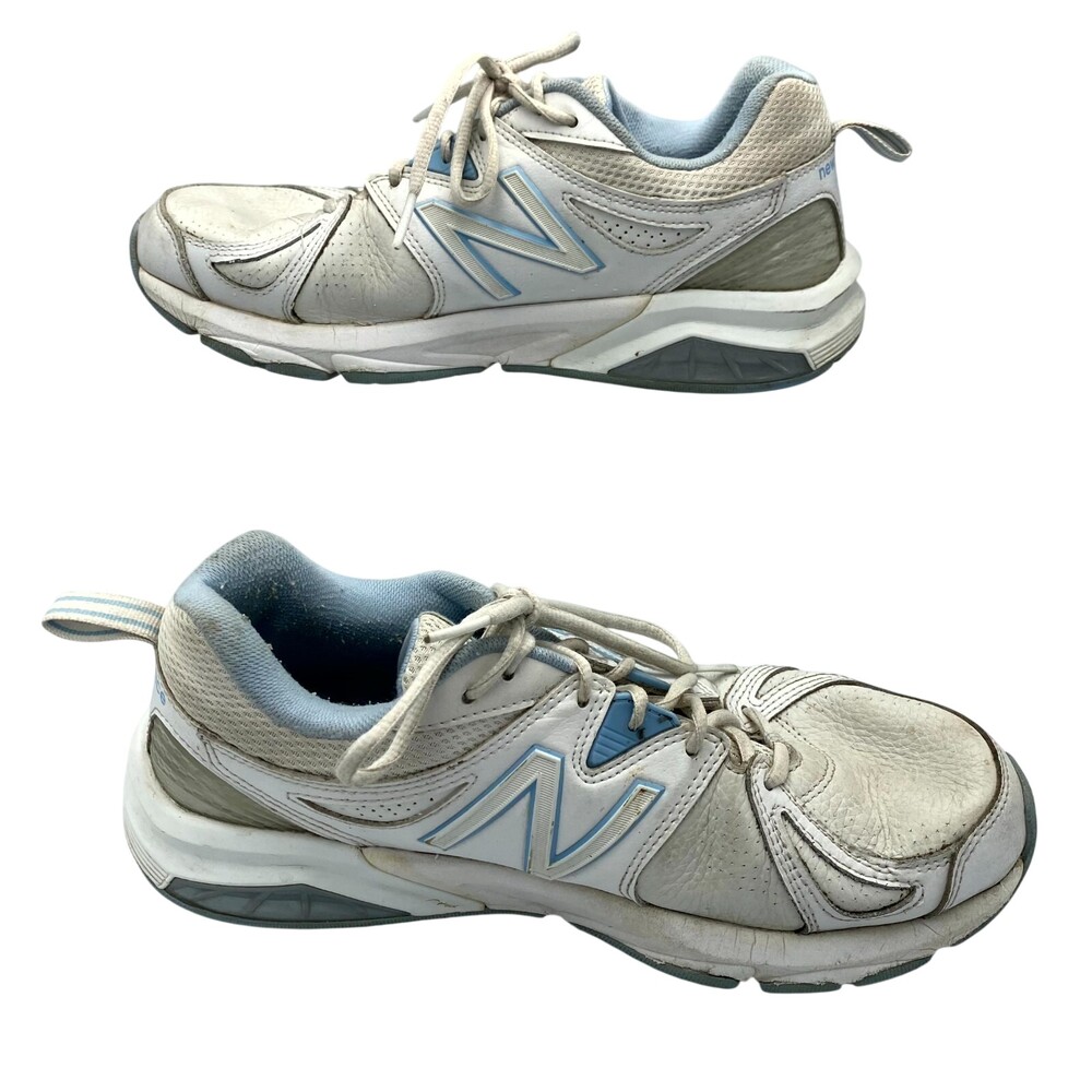 New Balance 857v2 Women's Size 11 Running Sneakers White Leather Training Shoes